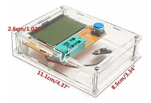 Lcr T4 Mega328 Transistor Grafico Tester Kit Scr Esr Diodo
