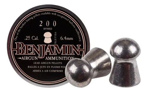 Poston Benjamin Domed 6.35 27.9gr 200u. Bd225 Caza Rifle