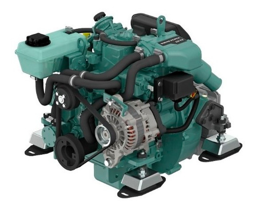 Motor Diesel Veleiro Volvo Penta D1 20hp Com Reversor