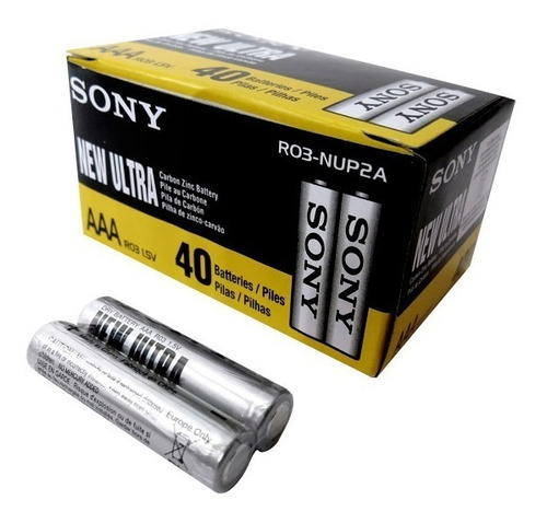 Pack 40 Pilas Sony Aaa New Ultra - Bigbull