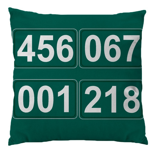 Cojin Personalizado Juego Del Calamar Squid Game 40x40