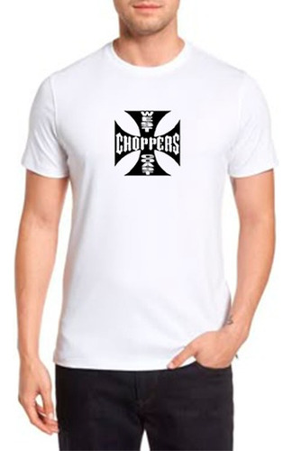 Playera West Coast Choppers Blanca Para Hombre O Mujer