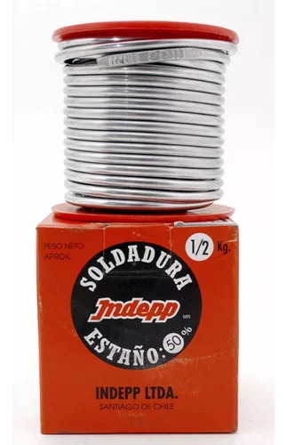 Soldadura Estaño 50% Carrete 1/2 Kg.