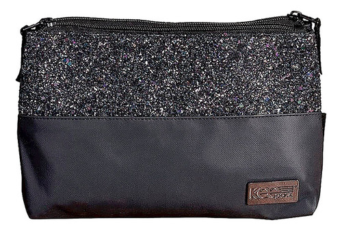 Lapicera Escolar Organizadora Yadatex Keepack Resistente Color Negro Lisa