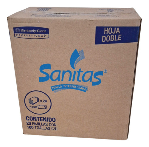 Toalla Interdoblada Sanitas Kimberly-clark 92231
