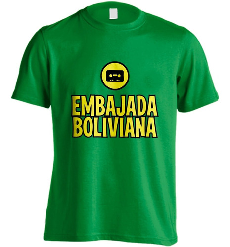 Remera Embajada Boliviana #01 Rock Artesanal Planta Nuclear