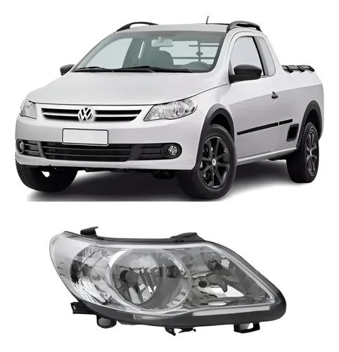 comprar Farol Gol Voyage Saveiro G5 09 10 11 2012 Foco Duplo Crom.