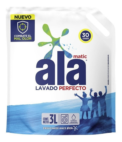 Jabón Líquido Ala Lavado Perfecto 3 L Doypack