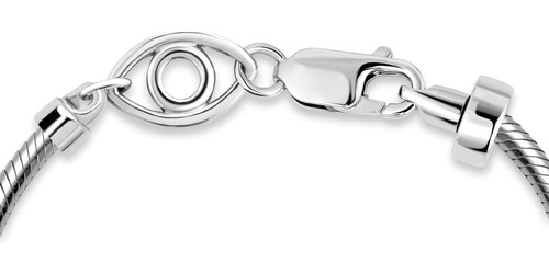 Pulseira Life Olho Prata