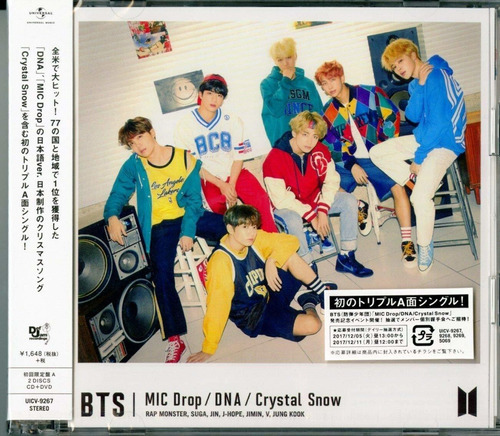 Cd : Bts - Mic Drop / Dna / Crystal Snow: Type A (japan -  