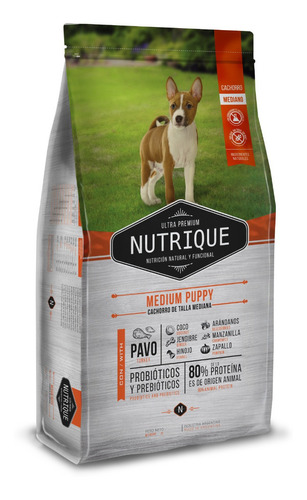 Nutrique Ultra Premium Puppy Raza Mediana 1kg Con Regalo