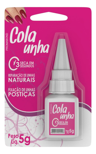 Cola Unha 5g Tips Postiça Pedraria