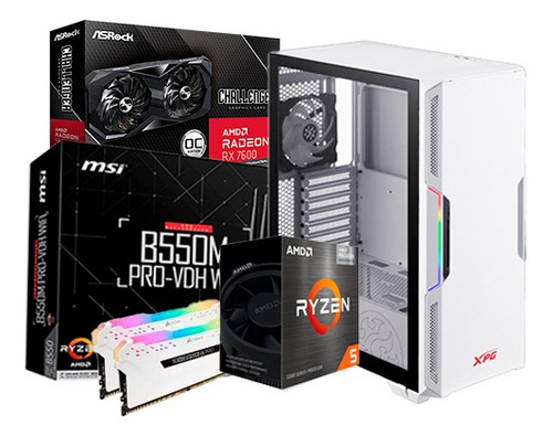 Computadora Gamer Ryzen 5600x  M.2 512gb  16gb Ram Rx 7600