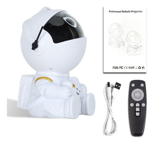 Proyector De Astronauta Con Luz Led Starry Sky Galaxy Stars