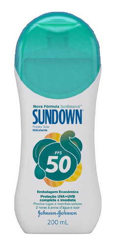 Protector Solar Sundown Johnson's Fps 50 200ml Oferta