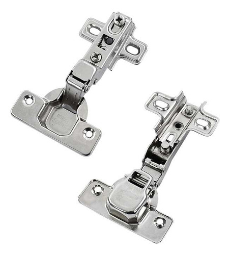 5 Pares Bisagra Bidimensional 110° Codo 0 De 32mm Niquel