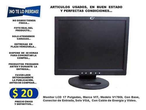 Monitor Lcd 17 Pulgadas 1