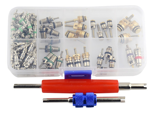 Surtido De 102 Paquetes A / C Valve Core & Tool R134 Valves