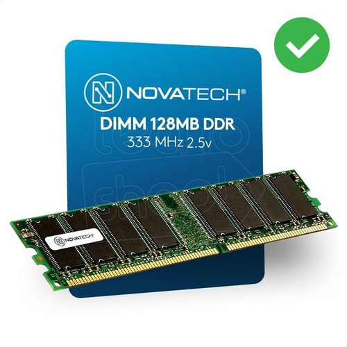 Memoria Pc Ram Dimm 128mb Ddr 333 Pc2700 | Novatech #1