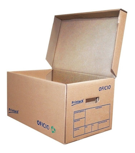 Caja De Archivo De Carton Printeck 10 Pieza Oficio