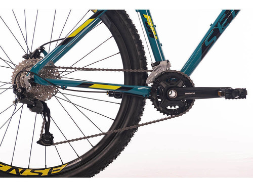 Mountain bike Sense Fun Evo 2023 aro 29 L 18v freios de disco hidráulico câmbios Shimano Altus M2020 y Shimano Alivio M3100 Shadow cor acqua