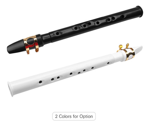 Gran Valor Saxofón Pequeño Blanco Portátil