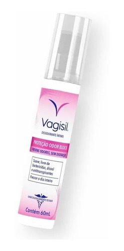 Imagen 4 de 4 de Desodortante Íntimo Femenino Vagisil Olor Block 60 Ml Aeroso