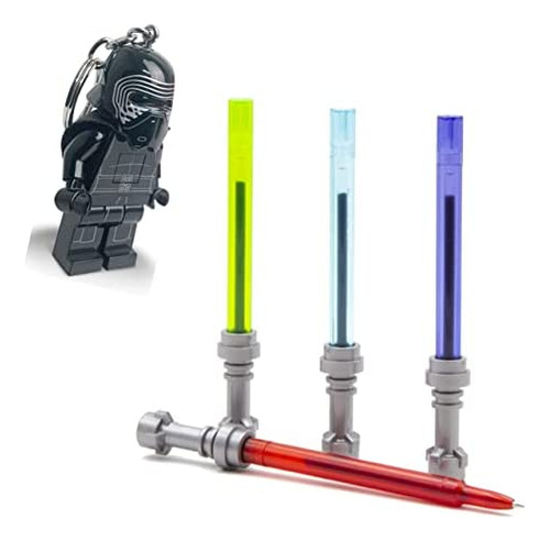 Iq Lego Star Wars Sablelaber Gel Pen 4 Pack Y Kylo Ren Keych