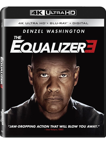 4k Ultra Hd + Blu-ray The Equalizer 3 / El Justiciero 3