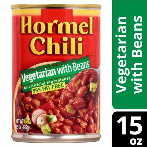 Hormel Chili Vegetariano Con Frijoles 425grs. 1pza