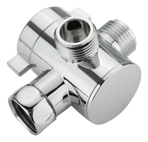 Brazo De Cabezal De Baño Con Adaptador En T De 3 Vías Con De