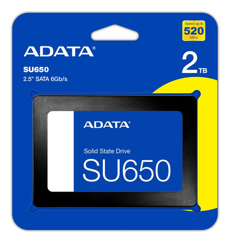 Ssd Interno Adata 2tt Asu650 Sata Iii 2.5p Asu650ss-2tt-r
