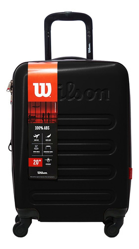 Valija Abs 20  Wilson 1735-5 Color Negro Lisa