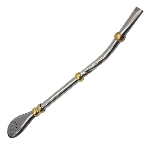 Bombilla Acero Inoxidable Con Filtro Desarmable X 1 Unidades