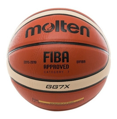 Pelota Basquet Molten  N7 Gg7x Oficial Fiba Lnb - Pu