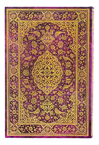 Cuaderno Paperblanks El Vergel Mini Rayado Rosa