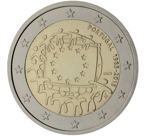 Portugal 2015 - F L A G - 2 Euros Comemorativo - F C