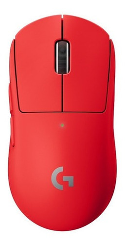 Mouse Hero sem fio Logitech Pro X Superlight 25k vermelho
