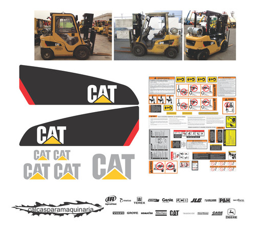 Juego De Calcas Para Cat Gp 15n Nvo