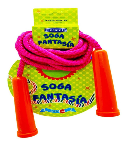 Soga Para Saltar Infantil 2 Mts Fantasía Vulcanita Original