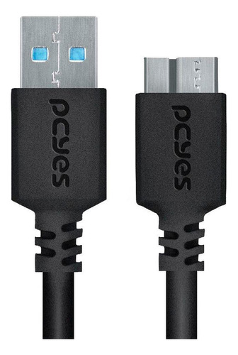 Cabo Para Hd Externo Usb Para Micro Usb-b 3.0 Pcyes 2 Metros