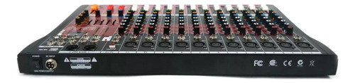 Mesa De Som 12 Canais Mx12teq Phantom Power Bluetooth - Mxt 110/220