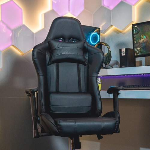 Imagen 1 de 8 de Sillón Gamer Pro Racing Black Edition