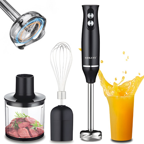 Juego De Cuencos Immersion Blender, 1710-4, Batidora Sokany