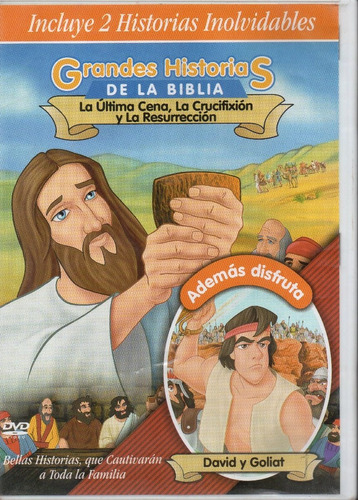 Grandes Historias De La Biblia / Última Cena Crucifixión Dvd