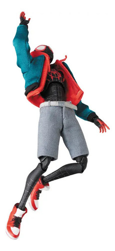 M0r Figura De Acción Mafex 107 Spiderman Miles Morales,