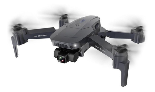 Drone ZLL SG907 Pro com dual câmera 4K black 1 bateria