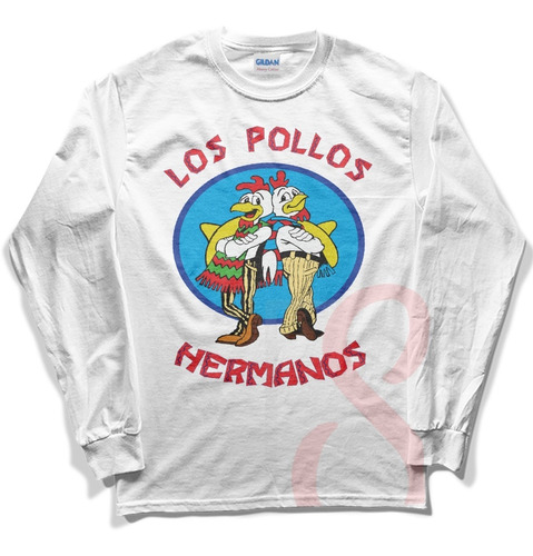 Playera Los Pollos Hermanos, Peso Completo 100% Algodón