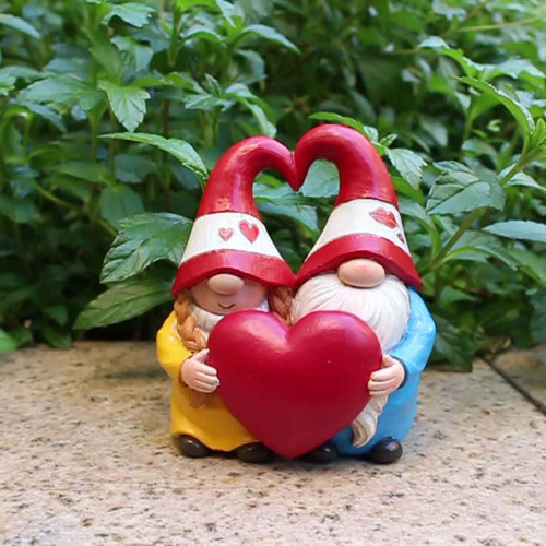 Nueva Decoración De Muñeca Enana De Resina Para Pareja, Muñe