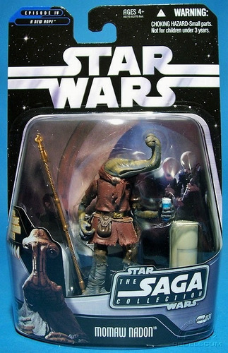 Star Wars Saga 2 Episode 4 Momaw Nadon Con Vaso Y Mesa!!!
